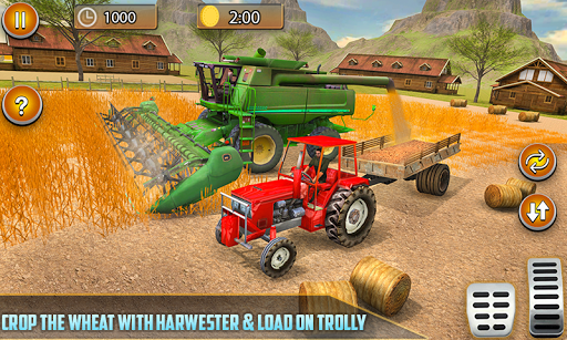 American Tractor Farming Game - Gameplay image of android game