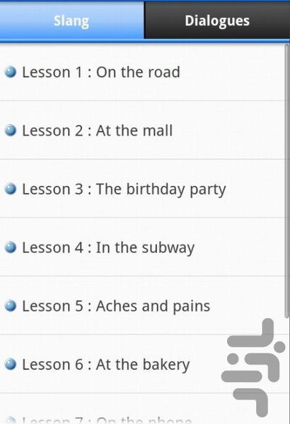 اصطلاحات عامیانه زبان انگلیسی 2 - Image screenshot of android app