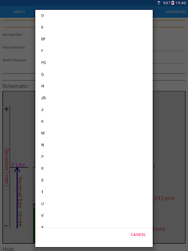 Fit Tolerance ISO - Image screenshot of android app