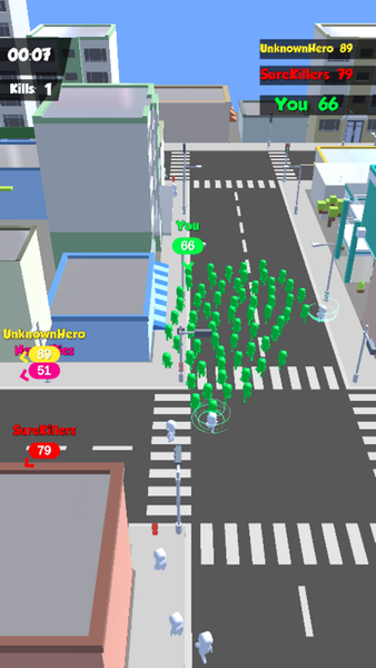 Crowd City Game: Crowd Runner - Gameplay image of android game