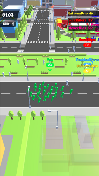Crowd City Game: Crowd Runner - Gameplay image of android game