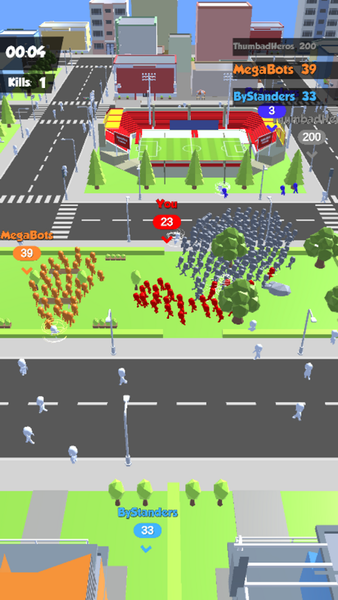 Crowd City Game: Crowd Runner - Gameplay image of android game