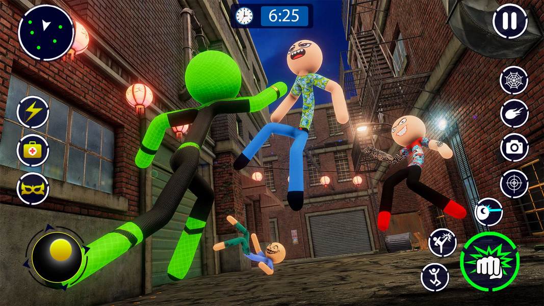 Spider Stickman Rope Hero Game - عکس بازی موبایلی اندروید