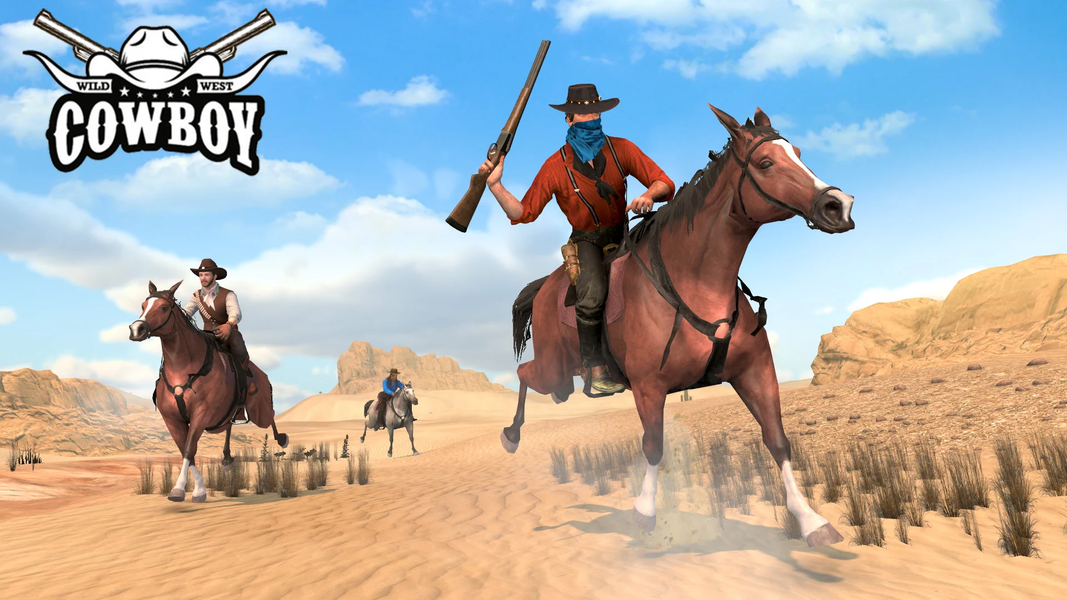 Western Gunfighter Cowboy Game - عکس بازی موبایلی اندروید