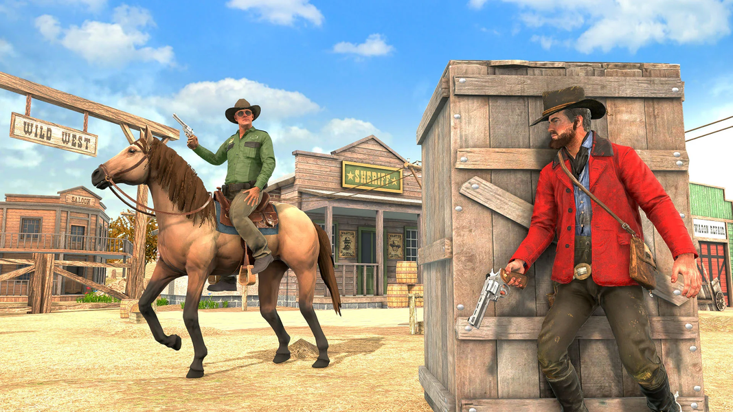 Western Gunfighter Cowboy Game - عکس بازی موبایلی اندروید