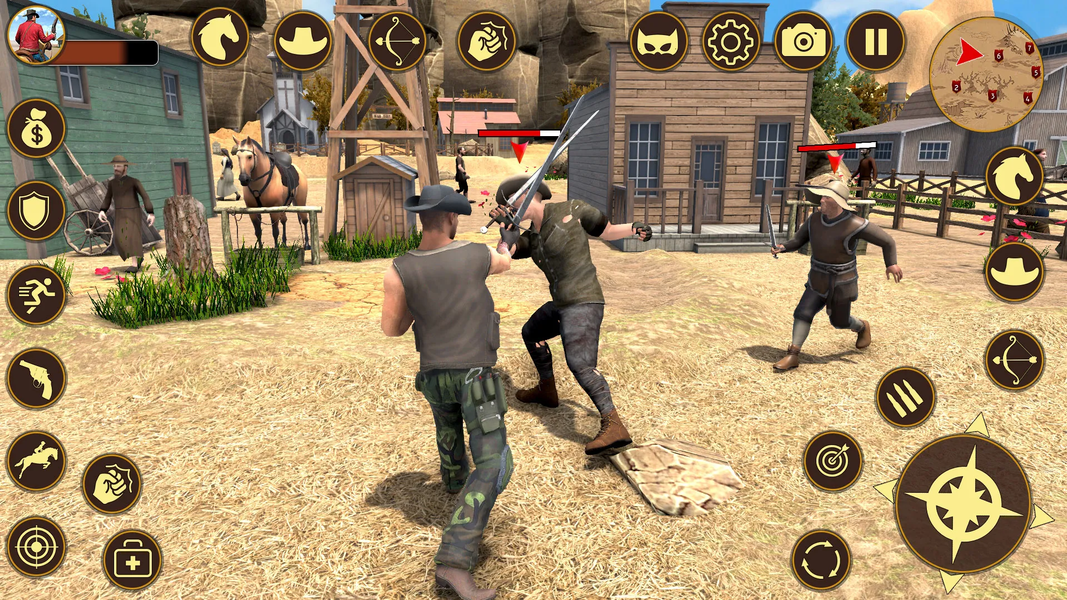 Western Gunfighter Cowboy Game - عکس بازی موبایلی اندروید