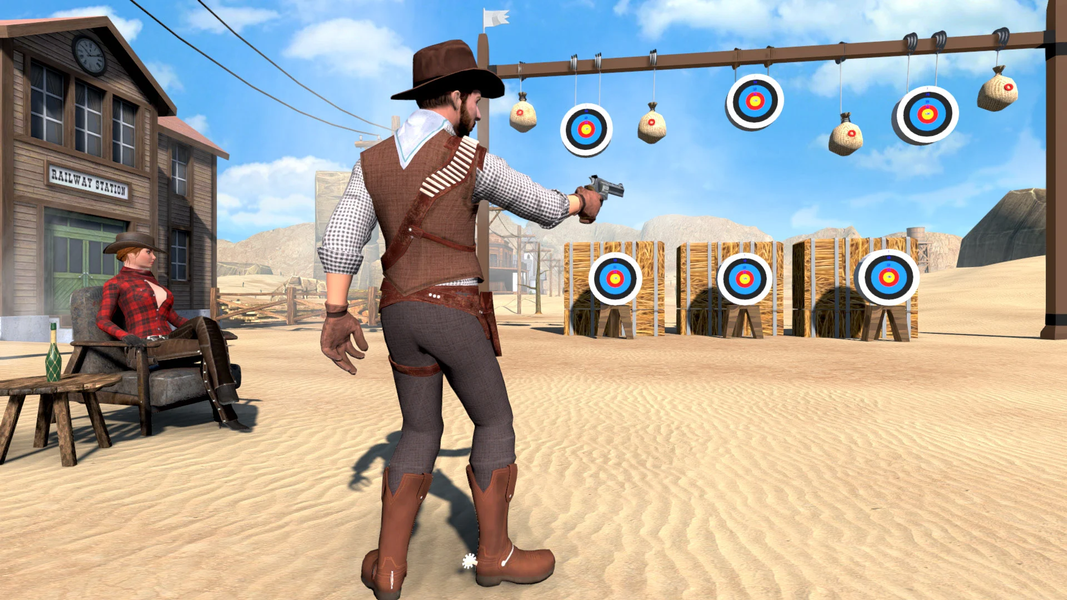 Western Gunfighter Cowboy Game - عکس بازی موبایلی اندروید