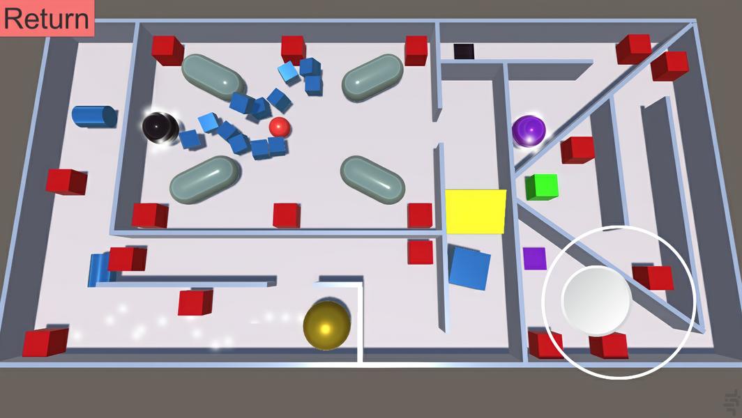 Red ball - Gameplay image of android game