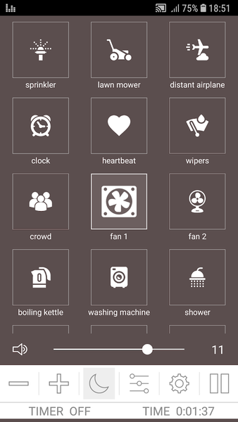 White Noise Generator - عکس برنامه موبایلی اندروید