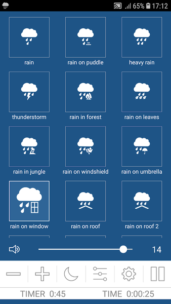 Rain Sounds For Sleeping - عکس برنامه موبایلی اندروید