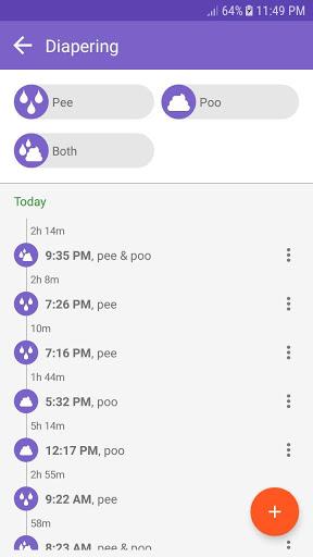 Baby tracker - feeding, sleep - عکس برنامه موبایلی اندروید