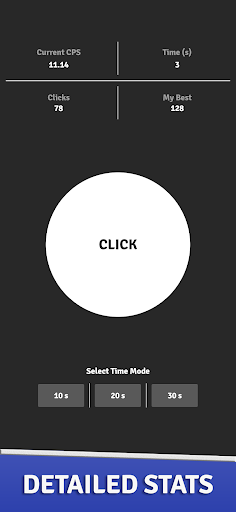 Click Speed Test (CPS Test) - Image screenshot of android app