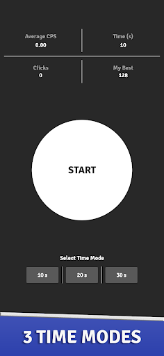 Click Speed Test (CPS Test) - Image screenshot of android app