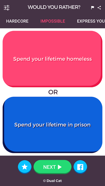 Would You Rather - Social Game - Image screenshot of android app