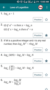 Math Formulas with Practice - Image screenshot of android app