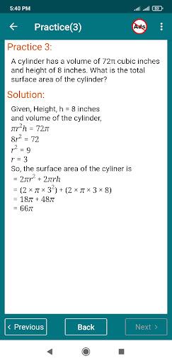 Math Formula with Practice - Image screenshot of android app