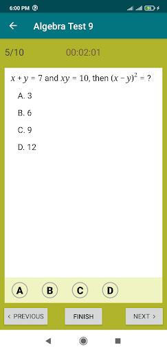Math Formula with Practice - Image screenshot of android app