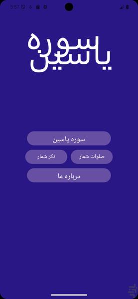 سوره یاسین - Image screenshot of android app