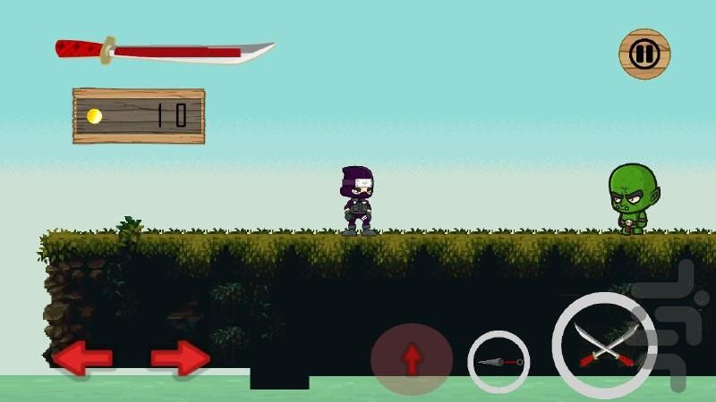 ninja run - عکس بازی موبایلی اندروید