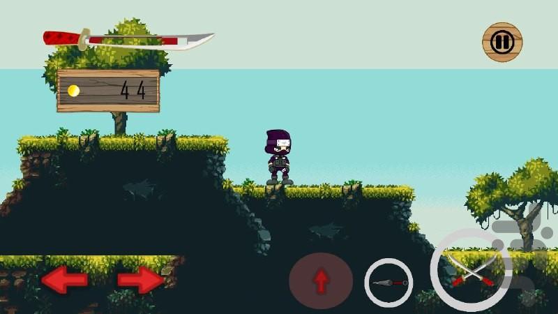 ninja run - عکس بازی موبایلی اندروید