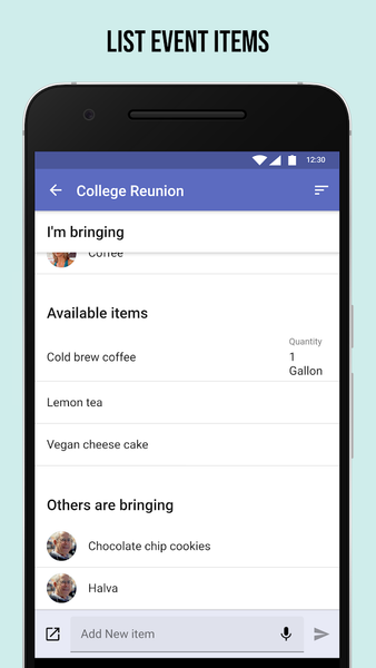 BringIt - Organize Together! - Image screenshot of android app