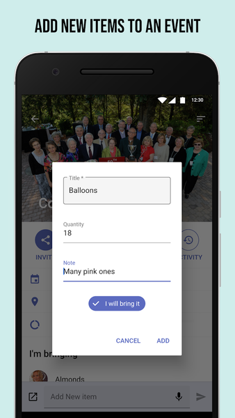 BringIt - Organize Together! - Image screenshot of android app