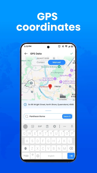 GPS Camera, Map & Timestamp - Image screenshot of android app