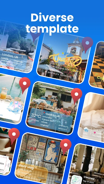 GPS Camera, Map & Timestamp - Image screenshot of android app