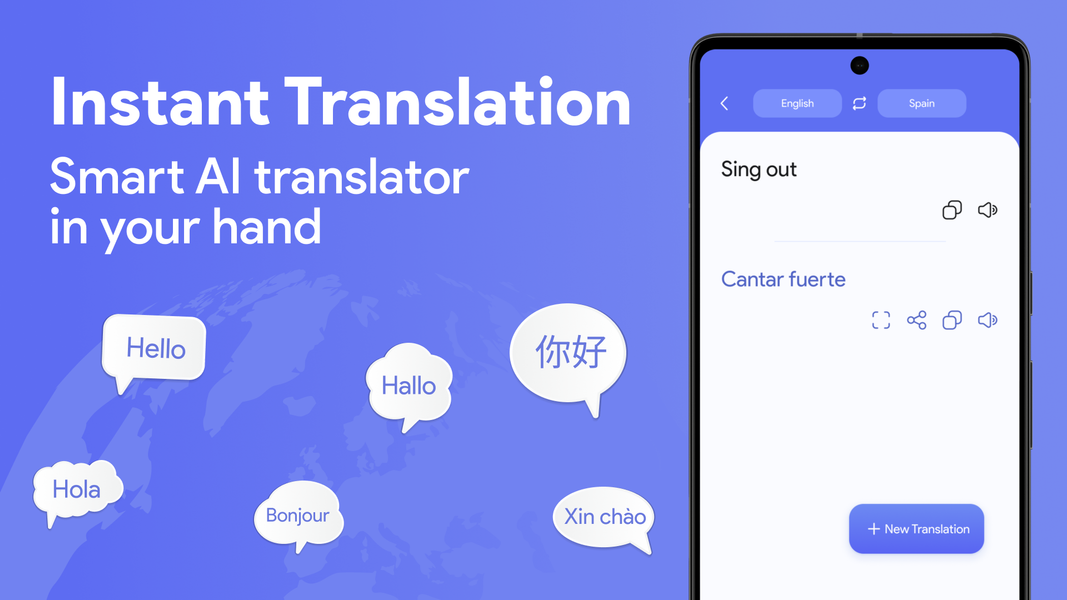 AMO Translator - AI Translate - عکس برنامه موبایلی اندروید