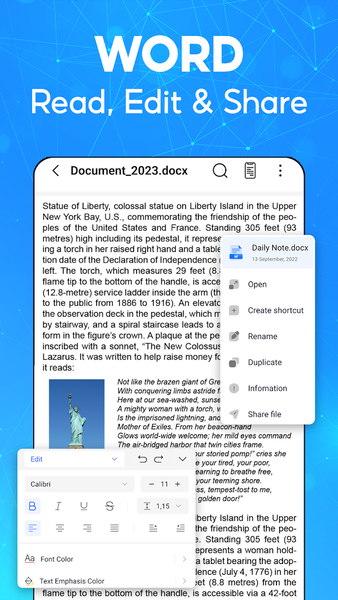 DocPro: All Document Reader - عکس برنامه موبایلی اندروید