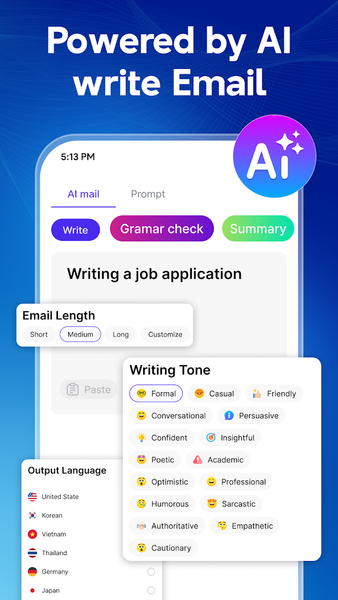 GenieMail - AI Mail Agent - عکس برنامه موبایلی اندروید