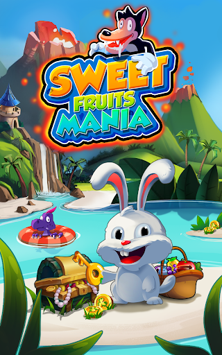 Sweet Fruits Mania - Gummy Fruit Blast - Gameplay image of android game