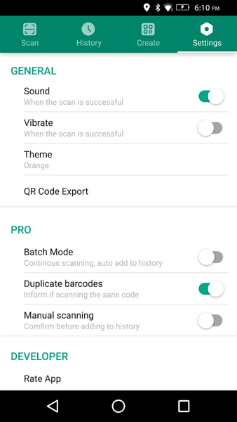 Barcode & QR code scanner - عکس برنامه موبایلی اندروید