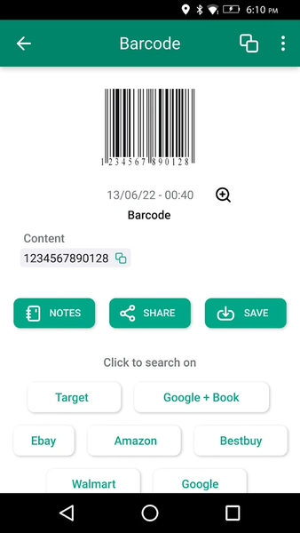 Barcode & QR code scanner - عکس برنامه موبایلی اندروید