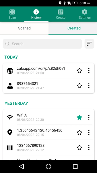 Barcode & QR code scanner - عکس برنامه موبایلی اندروید