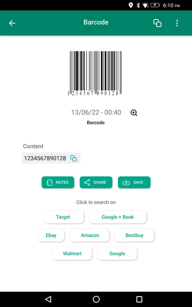 Barcode & QR code scanner - عکس برنامه موبایلی اندروید