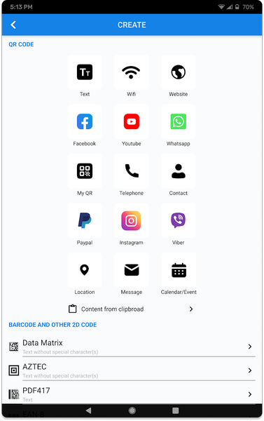 QR Code Scanner - عکس برنامه موبایلی اندروید
