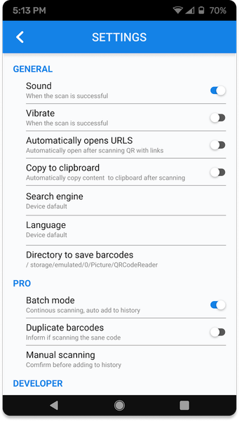 QR Code Scanner - عکس برنامه موبایلی اندروید
