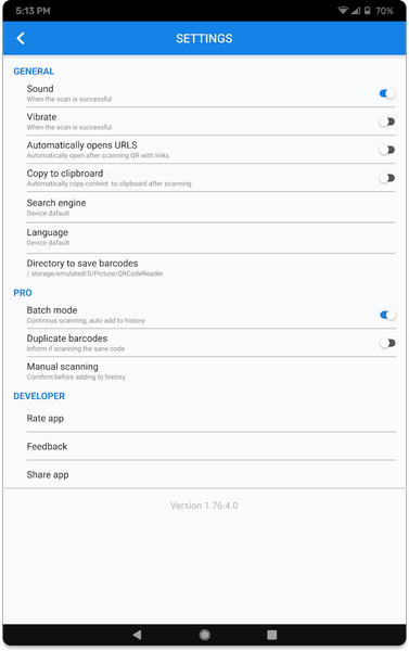 QR Code Scanner - عکس برنامه موبایلی اندروید