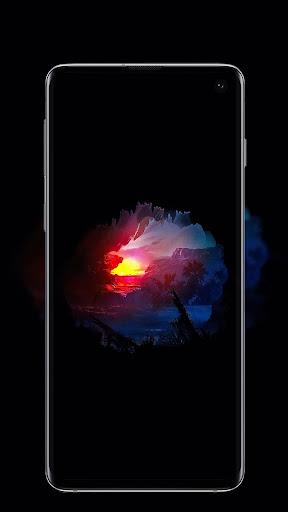 Cool phone wallpaper - landscape HD Amoled, call night wallpaper 