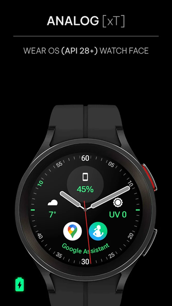 Awf Analog xT: Watch face - Image screenshot of android app