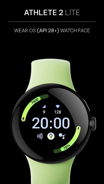 Athlete 2 Lite: Watch face - Image screenshot of android app