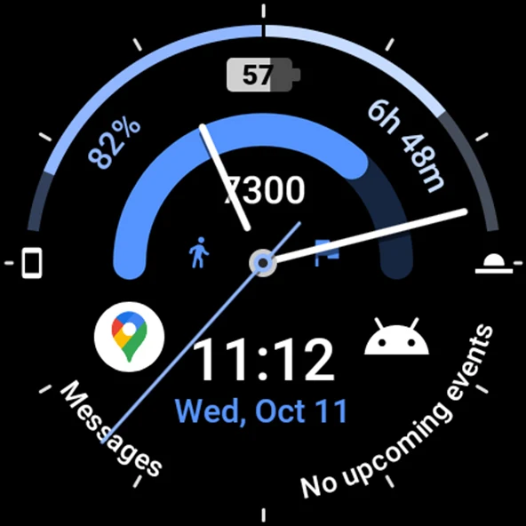Chrono: Wear OS watch face - عکس برنامه موبایلی اندروید
