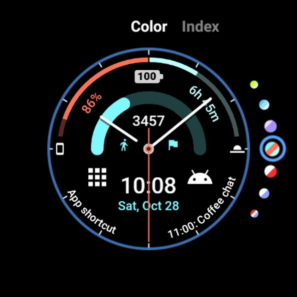 Chrono: Wear OS watch face - عکس برنامه موبایلی اندروید
