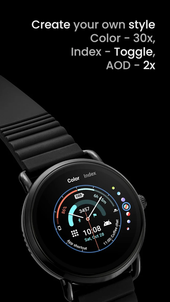 Chrono: Wear OS watch face - عکس برنامه موبایلی اندروید