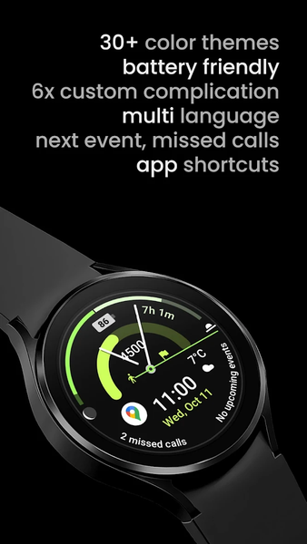 Chrono: Wear OS watch face - Image screenshot of android app