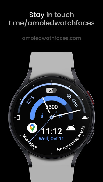 Chrono: Wear OS watch face - عکس برنامه موبایلی اندروید
