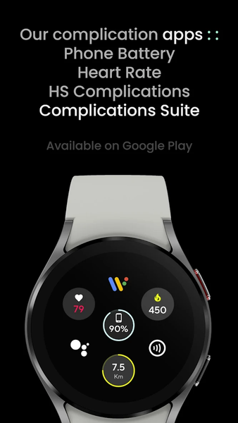 Awf Pulse: Wear OS Watch face - Image screenshot of android app