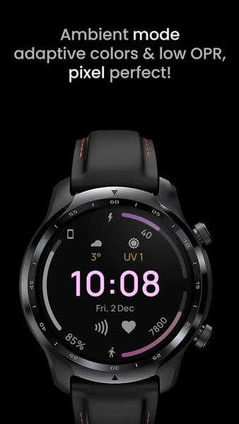 Awf Pulse: Wear OS Watch face - Image screenshot of android app