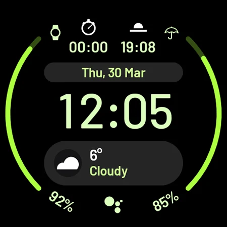 React: Watch face - Image screenshot of android app